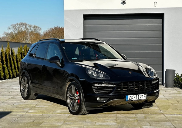 porsche cayenne zachodniopomorskie Porsche Cayenne cena 124000 przebieg: 141000, rok produkcji 2012 z Koszalin